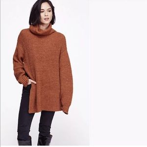 Free People Cocoa Eleven Knit Sweater Medium